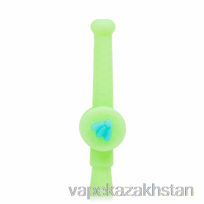 Vape Disposable Stratus Reclaimer Honey Dipper Silicone Dab Straw UV Slime (UV Blue Bee / UV Green)